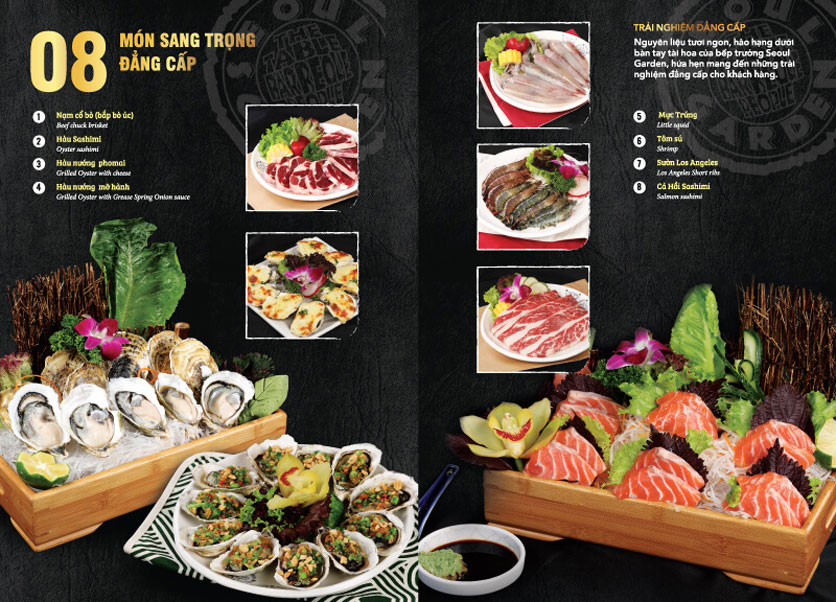 Seoul Garden Bà Triệu Buffet nướng lẩu Hàn Quốc