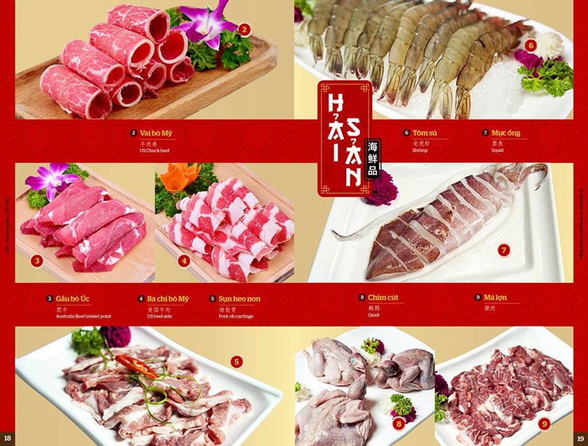 Menu Taiji Hotpot - Hàng Bông 4