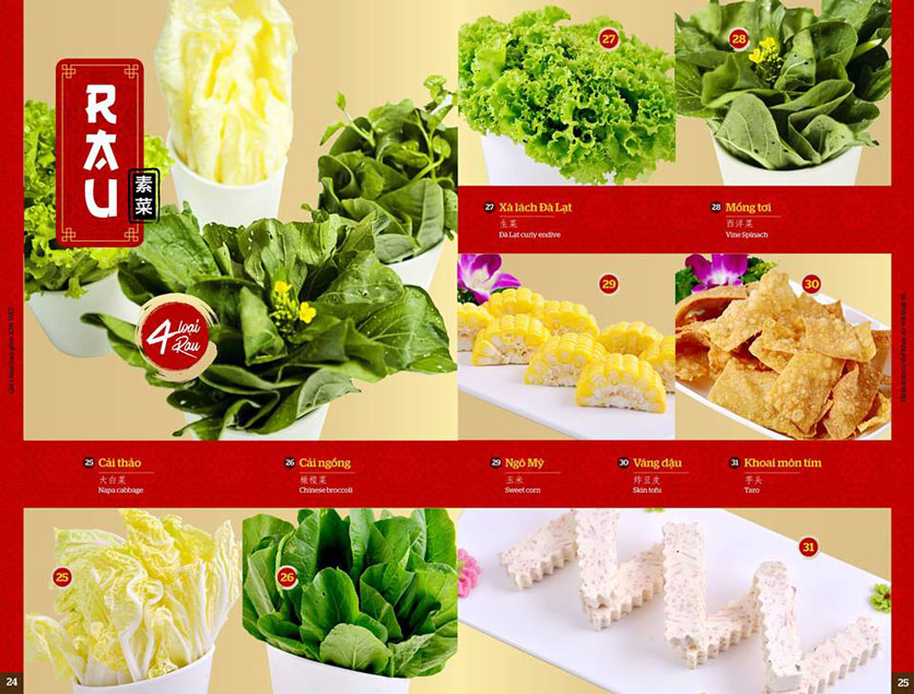 Menu Taiji Hotpot - Hàng Bông 7