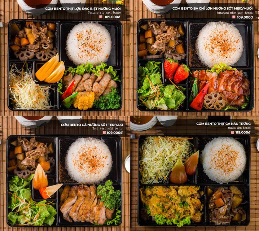 Menu Tomita Bento – Ciputra Hà Nội 31 