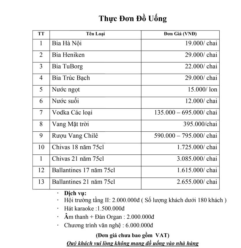 Menu Vạn Tuế - Thái Thịnh  16 