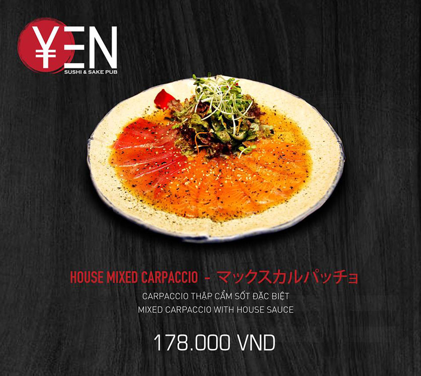 Menu Yen Sushi & Sake Pub – Lê Quý Đôn  14 