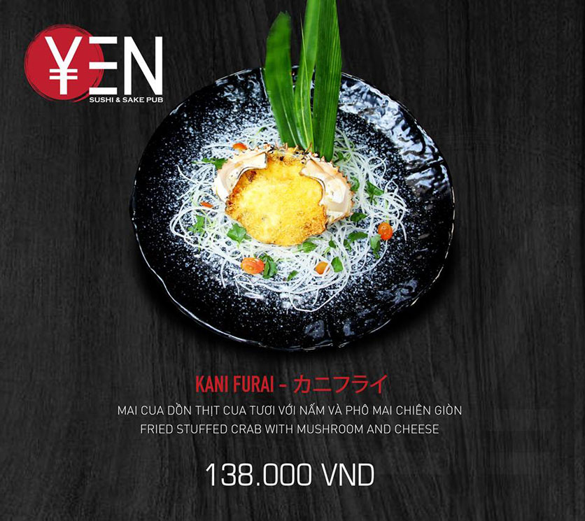 Menu Yen Sushi & Sake Pub – Lê Quý Đôn  17 