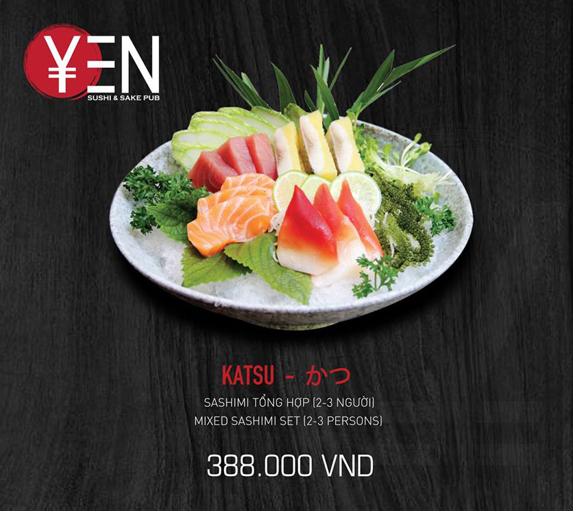 Menu Yen Sushi & Sake Pub – Lê Quý Đôn  18 