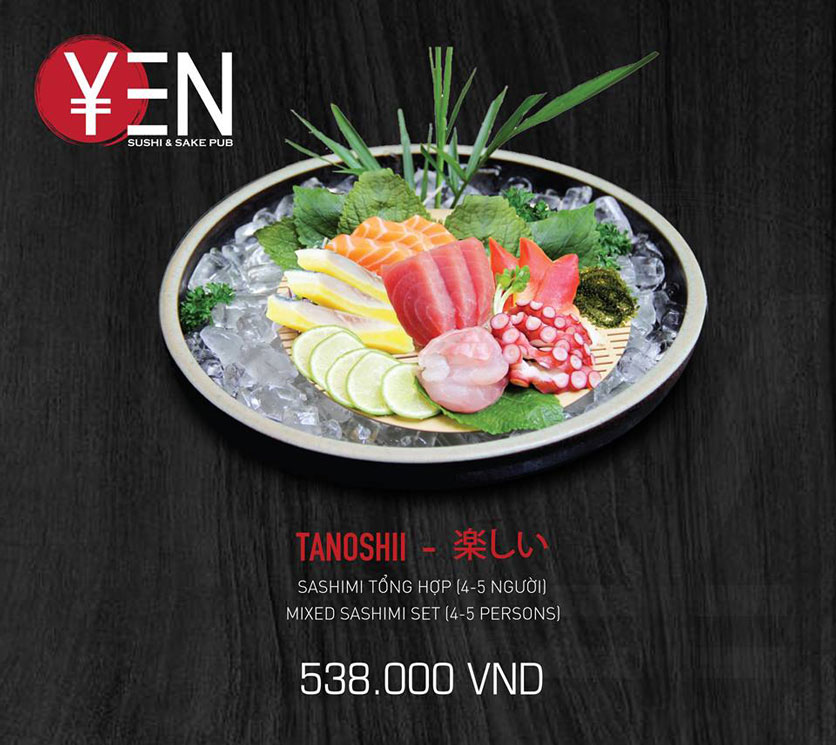 Menu Yen Sushi & Sake Pub – Lê Quý Đôn  23 