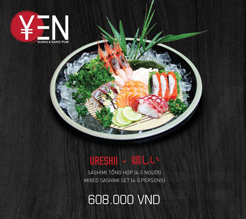 Menu Yen Sushi & Sake Pub – Lê Quý Đôn  24 