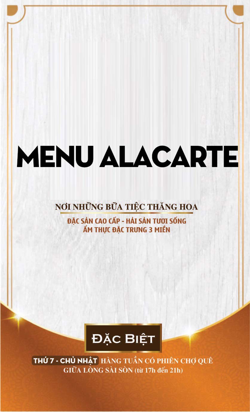 Menu Ẩm thực Thảo Điền - Quốc Hưng 1