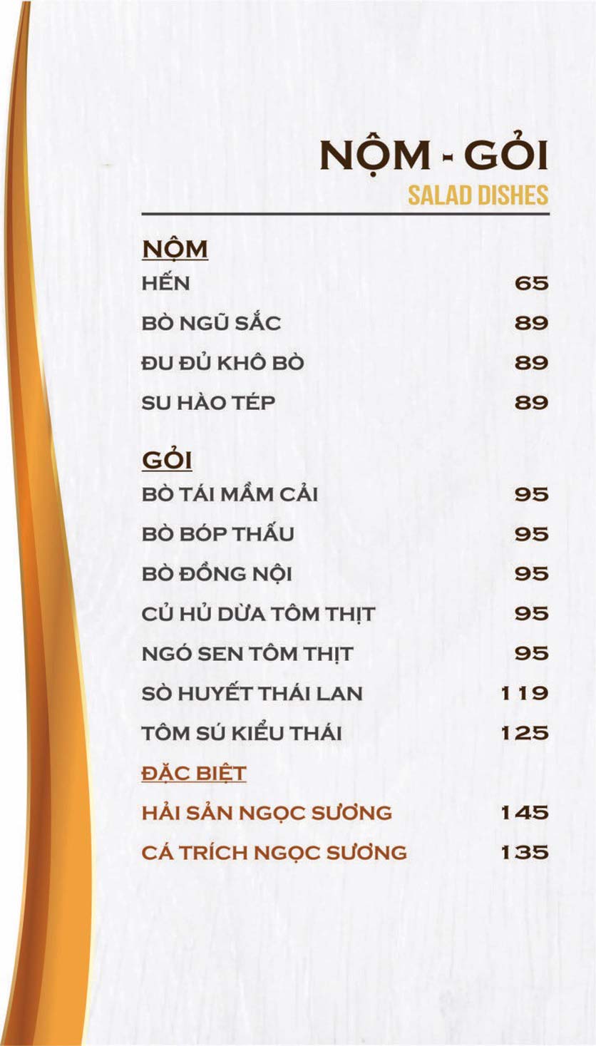 Menu Ẩm thực Thảo Điền - Quốc Hưng 4