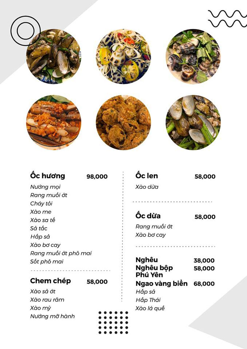 Menu Ốc Gì Đây - Nguyễn Duy Dương 3