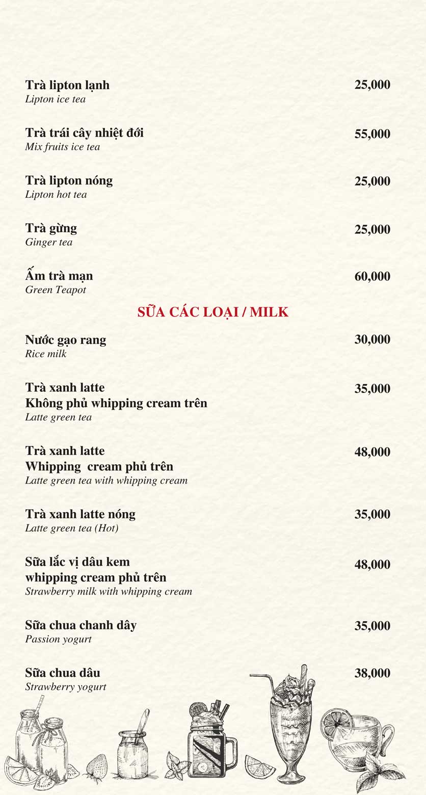 Menu Việt Food - Hồ Nghinh    13 
