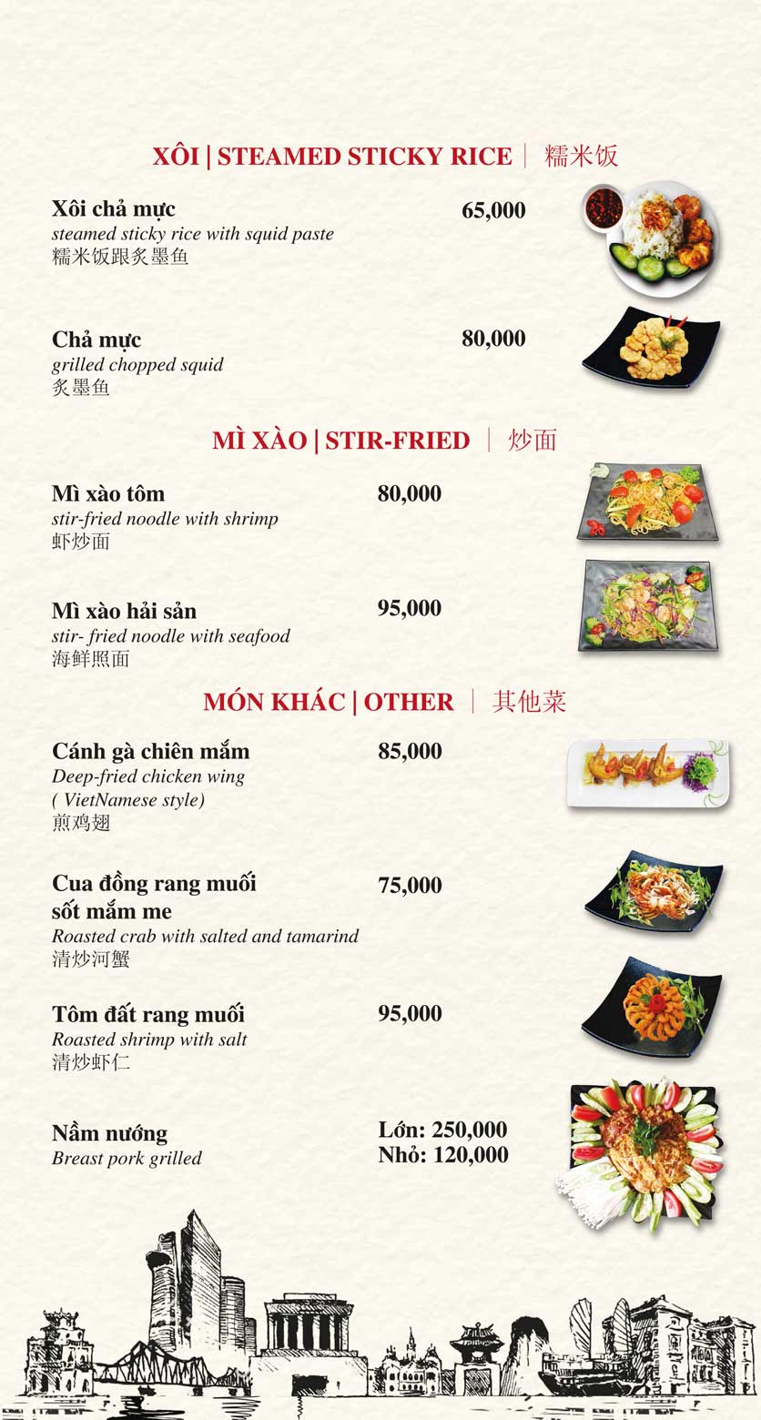 Menu Việt Food - Hồ Nghinh    6 