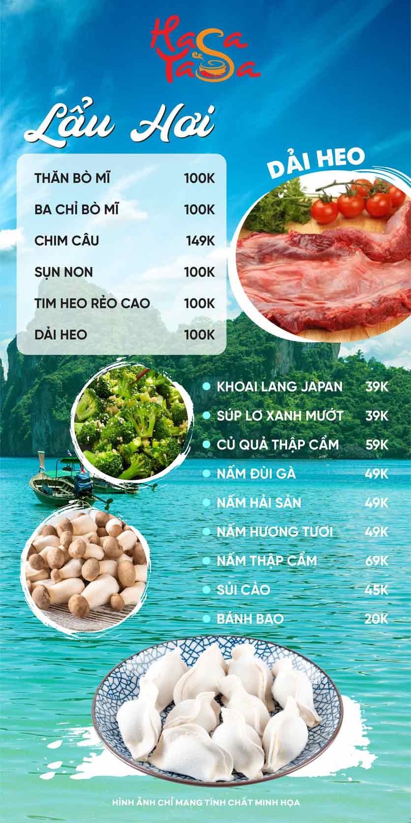 Menu Hasa Tasa - Minh Khai 5