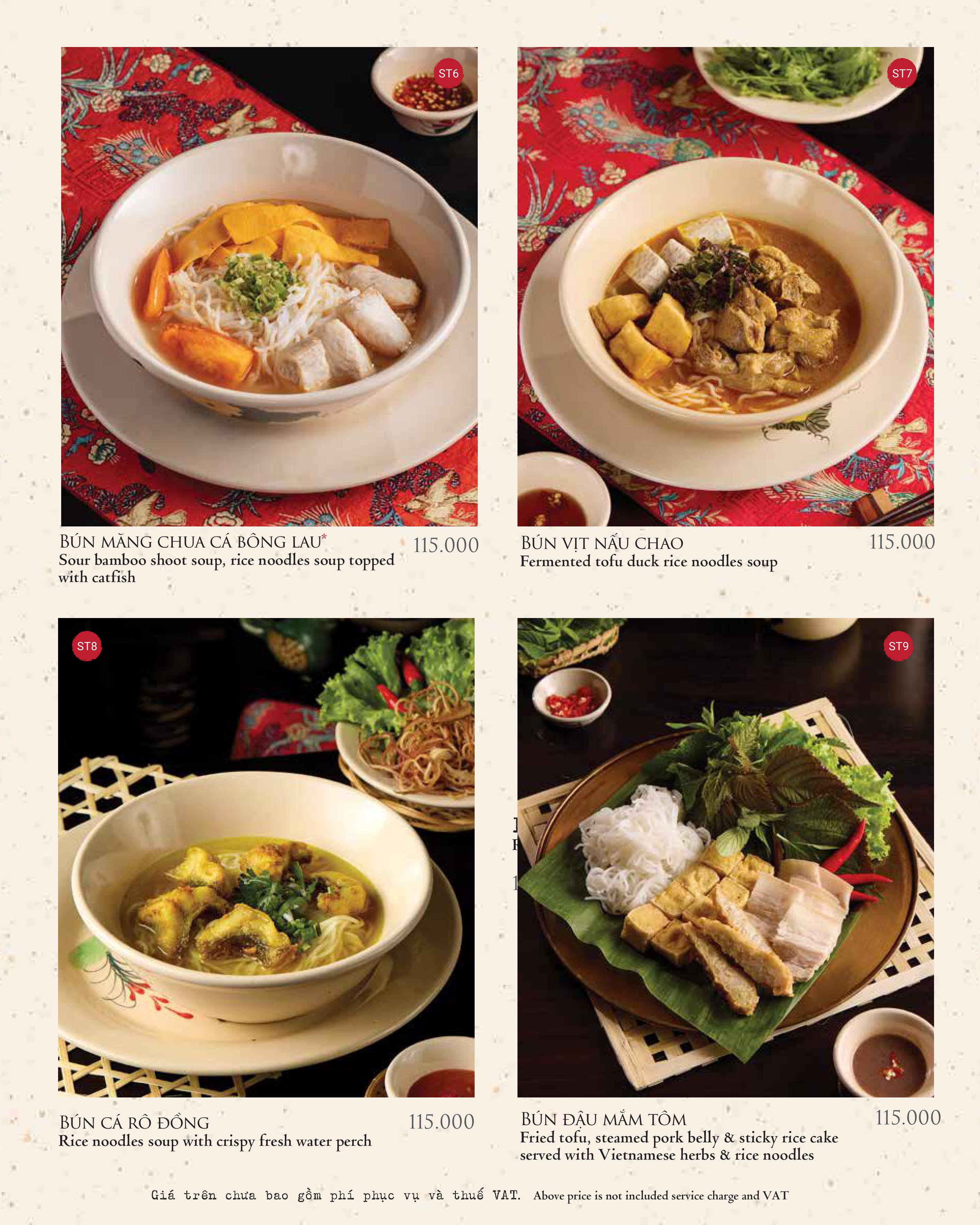 Menu Đông Dương - Trương Định 6