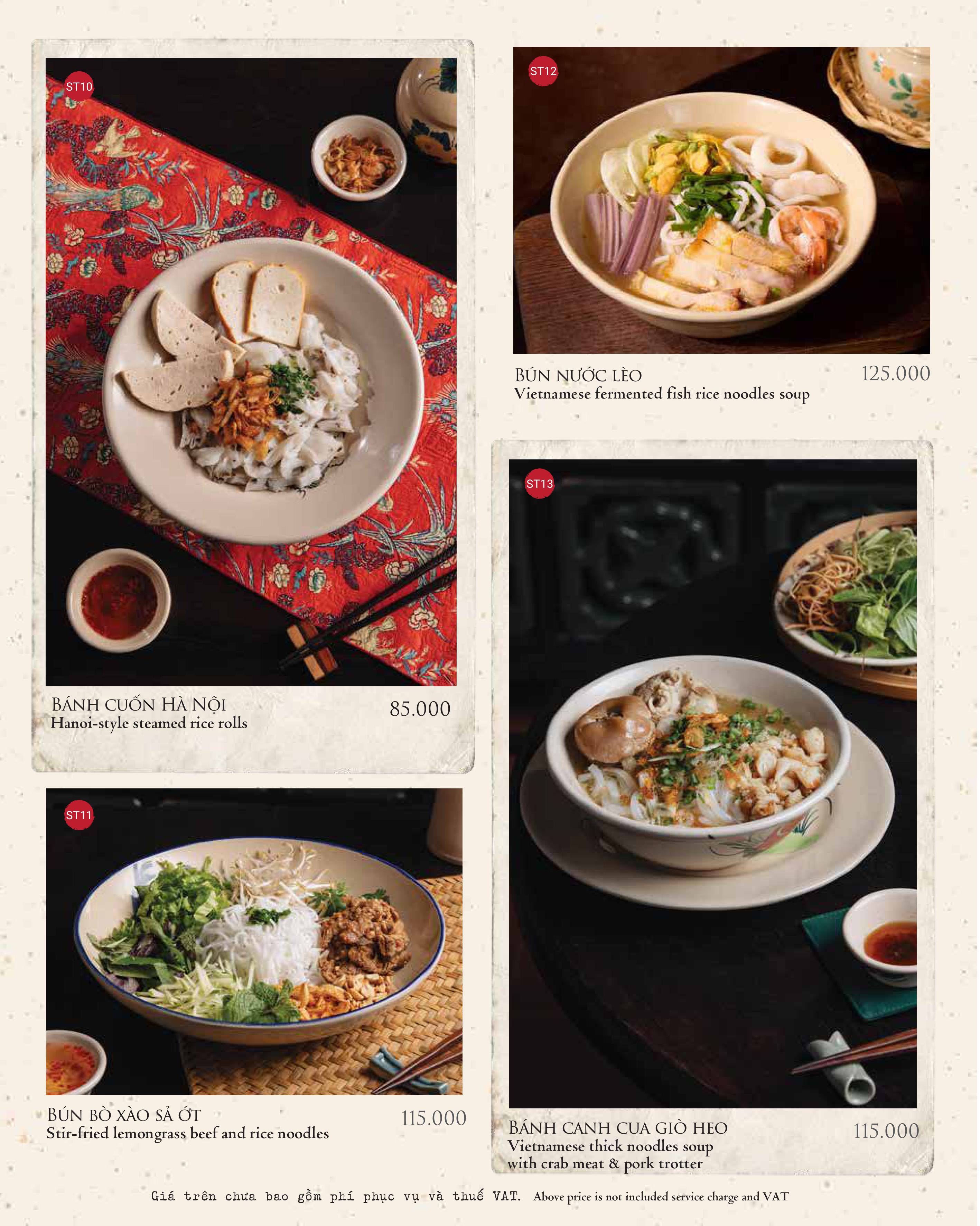 Menu Đông Dương - Trương Định 7