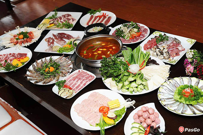 Nhà hàng Đệ Nhất Nướng 104 Yết Kiêu - nguyển liệu được kết hợp hài hòa