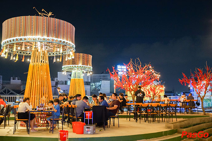 Không gian mở tại BA GÁC – điểm đến quen thuộc cho giới trẻ Gò Vấp