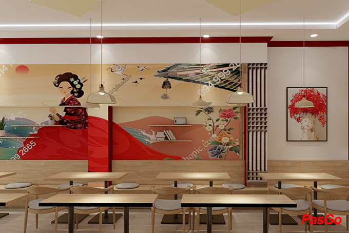 Không gian đậm chất Hàn Xẻng tại quán ăn ngon trên đường Quang Trung - Moon Go