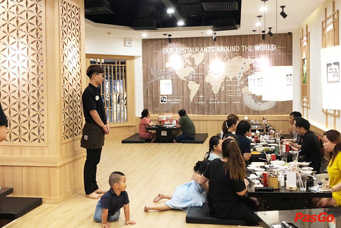 Khu ngồi bệt đậm chất Nhật Bản tại Gyu-Kaku