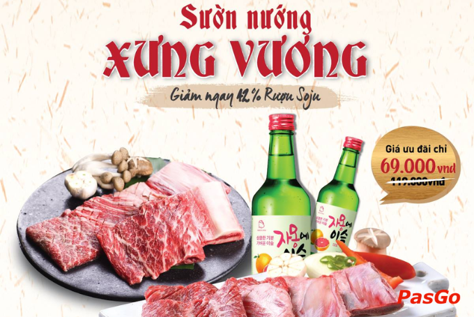 Buffet nướng Hàn Quốc tại King BBQ Buffet quán nhậu Lê Văn Sỹ