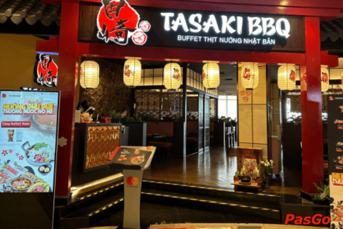 Không gian Tasaki BBQ rộng rãi, phù hợp cho buổi liên hoan cuối tuần