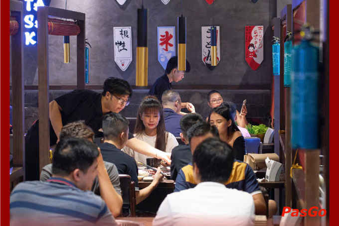 Không gian Tasaki BBQ đậm phong cách Nhật Bản 