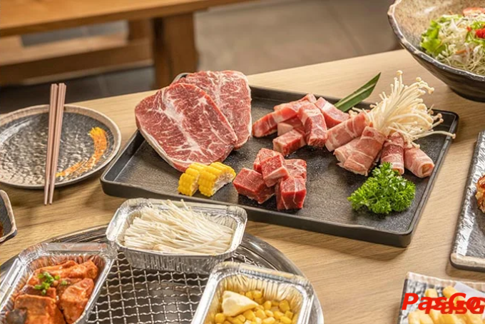 Buffet nướng kiểu Nhật siêu bắt mồi tại Yakimono