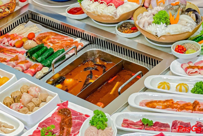 Mô hình lẩu nướng song song tại quán nhậu phường Cầu Kiệu