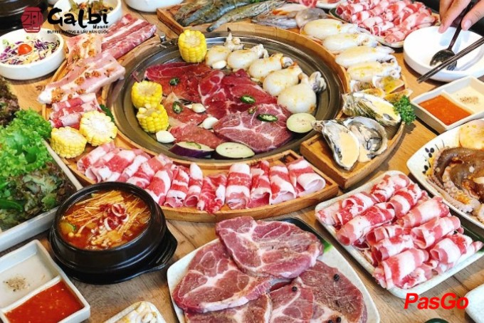 Bàn tiệc thịt nướng đậm vị Hàn Quốc tại Phan Xích Long