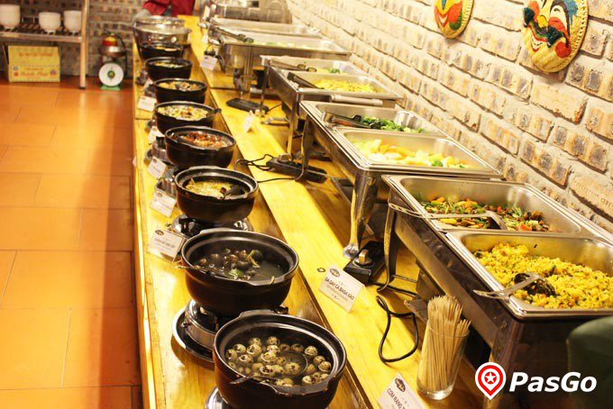 nhà hàng buffet vườn royal city 10