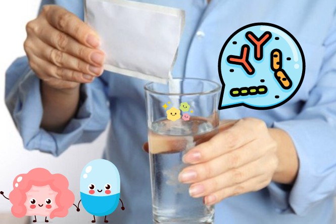 Ăn không tiêu nên uống gì: Uống men vi sinh