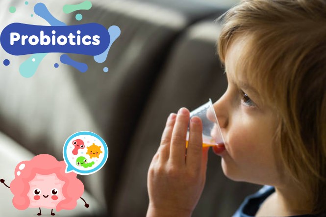 Trẻ ăn không hấp thu phải làm sao: Cho trẻ uống men vi sinh
