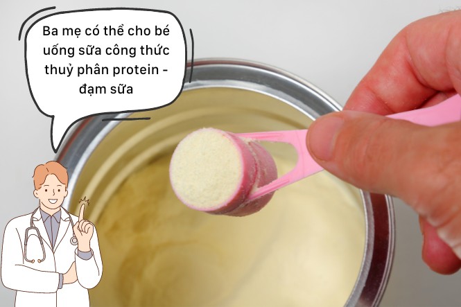 Giải pháp cho bé bị dị ứng đạm sữa