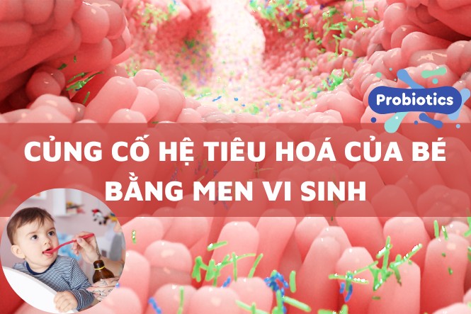 Bé uống sữa công thức bị tiêu chảy nên bổ sung men vi sinh