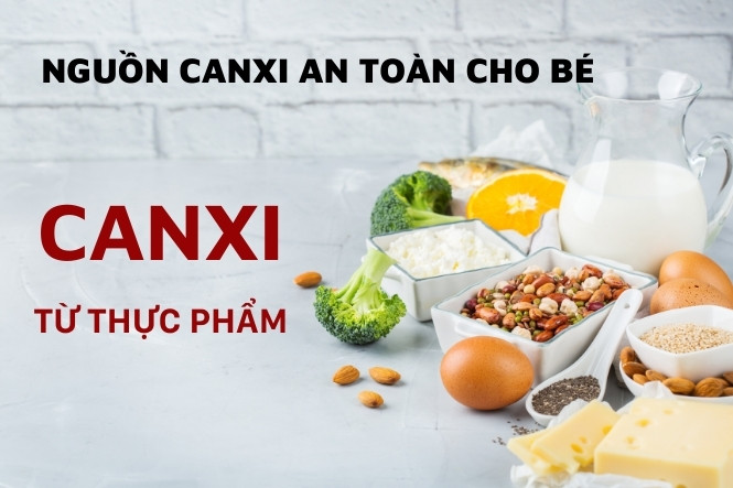 Thực phẩm - nguồn canxi cho bé 1 tuổi