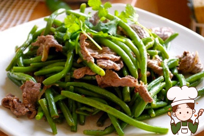 Thịt heo nấu món gì ngon: Thịt heo xào đậu que