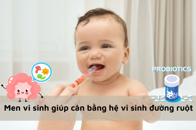 Bổ sung men vi sinh cho trẻ 1 tuổi đi ngoài nhiều lần trong ngày