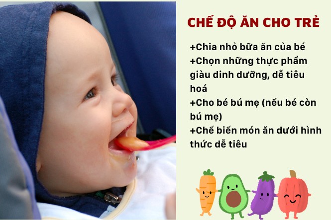 Chế độ ăn cho trẻ 1 tuổi bị tiêu chảy