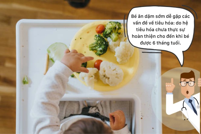 Trẻ 5 tháng ăn dặm được chưa: Không nên ăn dặm quá sớm