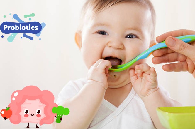 Trẻ 5 tháng ăn dặm được chưa: Nên củng cố hệ tiêu hoá của bé