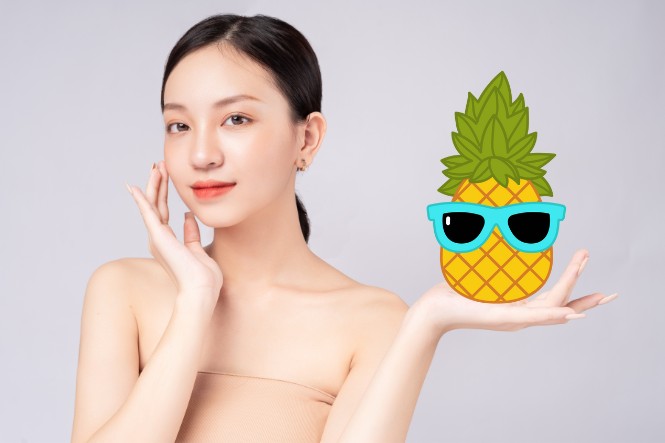 Dứa chứa rất nhiều dưỡng chất tốt cho da