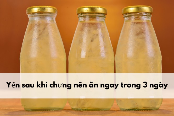 Cách bảo quản yến sau khi chưng