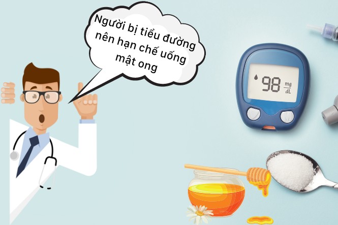Người bị tiểu đường nên hạn chế uống mật ong