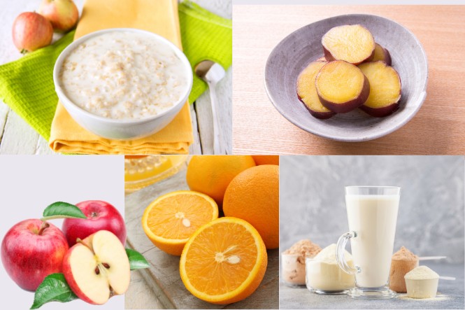 Một số món trong thực đơn ngày cuối