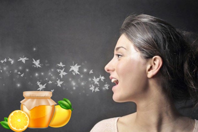 Mật ong và chanh giúp bạn có hơi thở thơm mát
