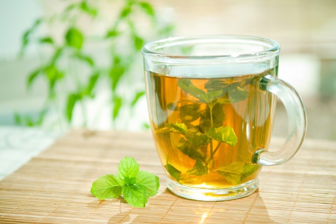 Detox trà xanh bạc hà: Giúp hỗ trợ giảm cân