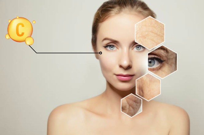 Vitamin C có tác dụng gì với da mặt: Cải thiện nếp nhăn