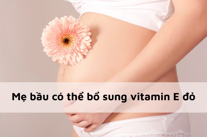Vitamin E đỏ có tác dụng gì: Tốt cho sự phát triển của thai nhi