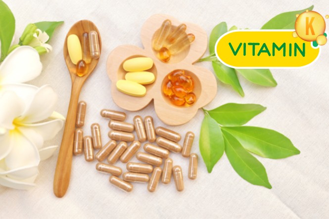 Viên uống vitamin tổng hợp đẹp da nên có vitamin K