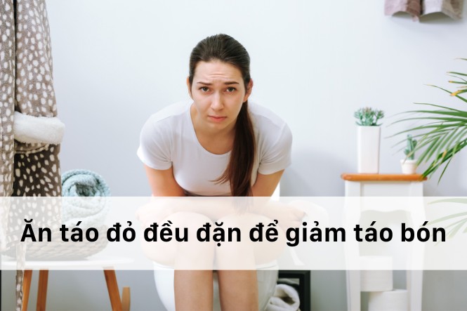 Ăn táo đỏ khô có tác dụng gì: Cải thiện táo bón