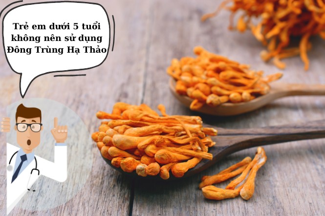 Không nên cho trẻ sử dụng đông trùng hạ thảo quá sớm